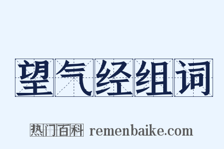 望气经组词是什么意思的图片